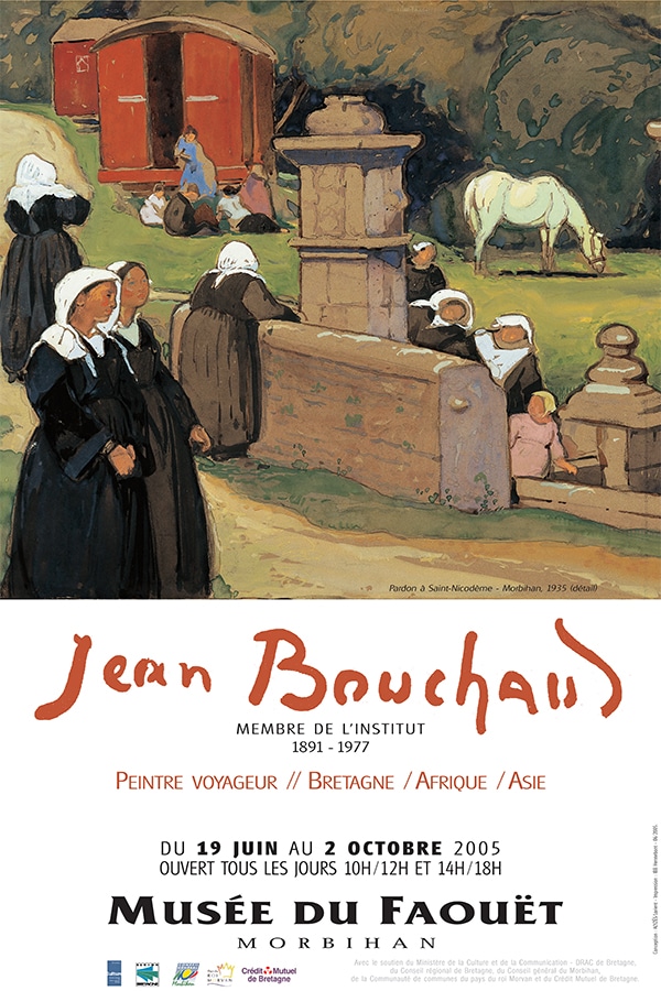 Jean BOUCHAUD (1891-1977), Peintre voyageur (Bretagne, Afrique, Asie)